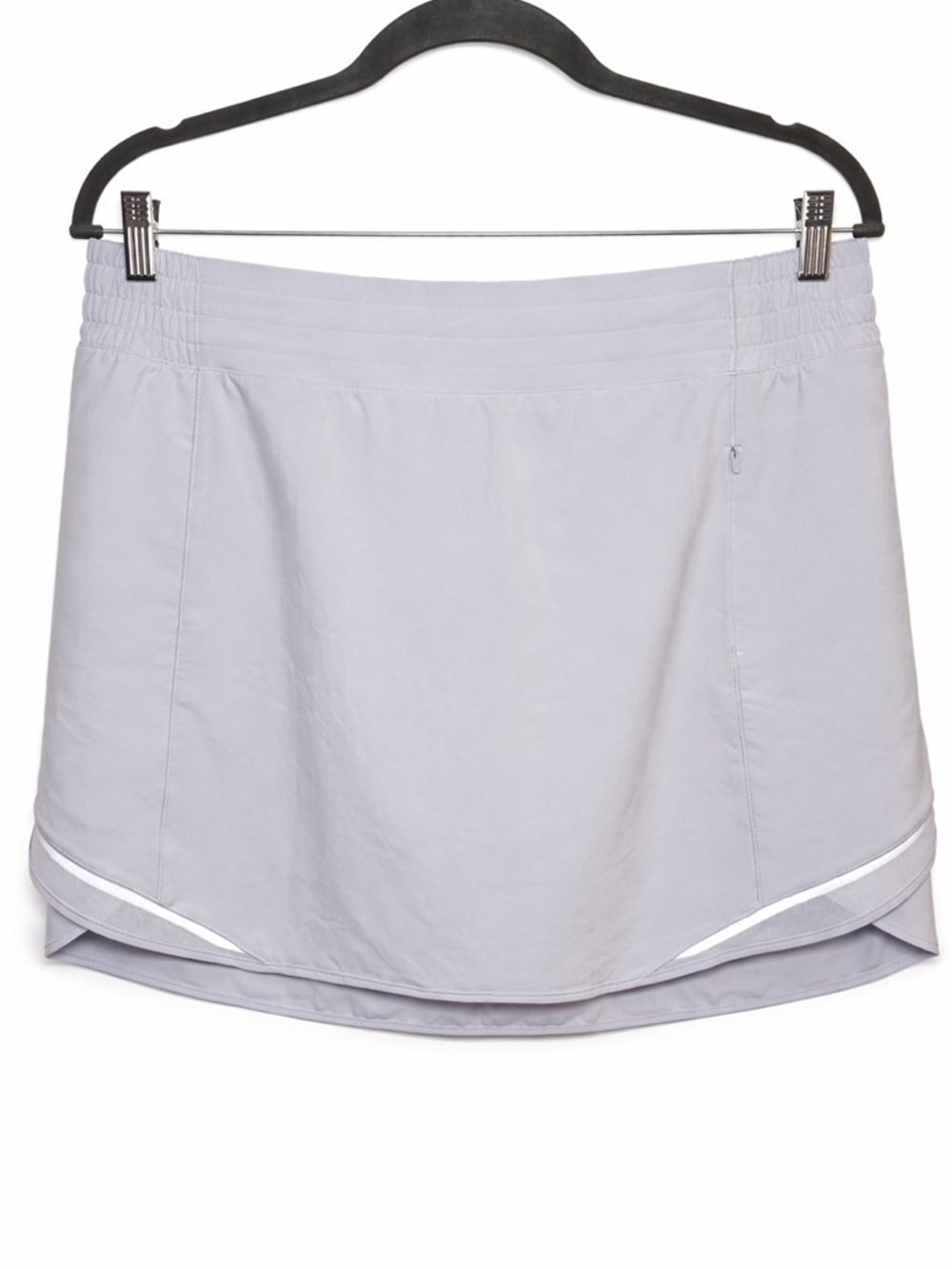 Lululemon Hotty Hot HR Skirt Long Light Purple Sz 14 Running Skort Pockets